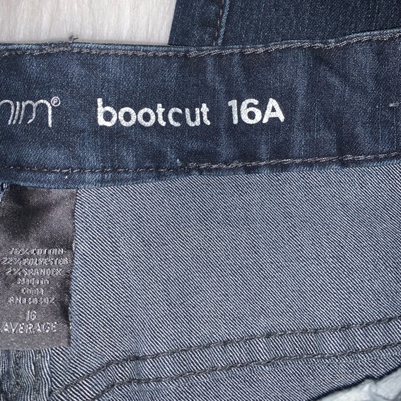 Avenue denim 16 average bootcut jeans A09 - Picture 4 of 7